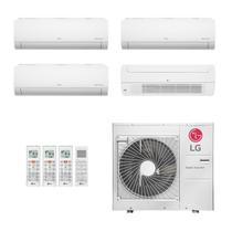 Ar-Condicionado Multi Split Inverter LG 48.000 (3x Evap HW 9.000 + 1x Evap Cassete 1 Via 18.000) Quente/Frio 220V Ar-Condicionado Multi Split Inverter LG 48.000 (3x Evap HW 9.000 + 1x Evap Cassete 1 Via 18.000) Quente/Frio 220V