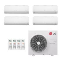 Ar-Condicionado Multi Split Inverter LG 48.000 (3x Evap HW 9.000 + 1x Evap HW 24.000) Só Frio 220V