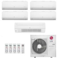 Ar-Condicionado Multi Split Inverter LG 48.000 BTUs (4x Evap HW 9.000 + 1x Evap Cassete 1 Via 18.000) Quente/Frio 220V