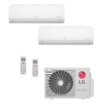 Ar Condicionado Multi Split Inverter LG Hi Wall 2x12000 BTU/h Quente e Frio com WiFi integrado A3UW21GFAC.AWGZBR1 220 Volts