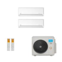 Ar-Condicionado Multi Split Inverter Midea 18.000 (2x Evap HW 9.000) Quente/Frio 220V