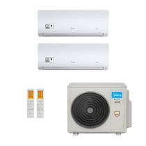 Ar-Condicionado Multi Split Inverter Midea 36.000 (1x Evap HW 12.000 + 1x Evap HW 24.000) Quente/Frio 220V