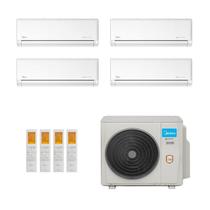 Ar-Condicionado Multi Split Inverter Midea 42.000 (3x Evap HW 12.000 + 1x Evap HW 18.000) Quente/Frio 220V