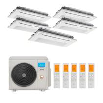Ar Condicionado Multi Split Inverter Midea 42.000 Btus (5x Evap Cassete 1 Via 12.000) Quente e Frio 220v