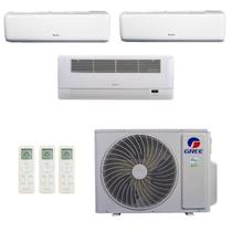 Ar-Condicionado Multi Split Inverter R-32 Gree 30.000 (1x Evap HW 9.000 + 1x Evap HW 12.000 + 1x Evap Cassete 1 Via 22.000) Quente/Frio 220V
