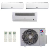 Ar-Condicionado Multi Split Inverter R-32 Gree 30.000 (1x Evap HW 9.000 + 1x Evap HW 12.000 + 1x Evap Cassete 1 Via 22.000) Quente/Frio 220V