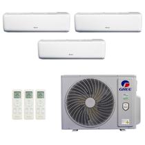 Ar-Condicionado Multi Split Inverter R-32 Gree 36.000 (2x Evap HW 12.000 + 1x Evap HW 24.000) Quente/Frio 220V