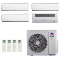 Ar-Condicionado Multi Split Inverter R-32 Gree 42.000 (1x Evap HW 9.000 + 2x Evap HW 12.000 + 1x Evap Cassete 1 Via 22.000) Quente/Frio 220V