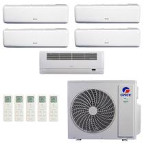 Ar-Condicionado Multi Split Inverter R-32 Gree 48.000 (3x Evap HW 9.000 + 1x Evap HW 18.000 + 1x Evap Cassete 1 Via 22.000) Quente/Frio 220V