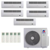 Ar-Condicionado Multi Split Inverter R-32 Gree 48000 (2x Evap Cassete 9000+2x Evap Cassete 12000+1x Evap Cassete 22000) Quente/Frio 220V