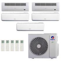 Ar-Condicionado Multi Split Inverter R-32 Gree 48000 (3x Evap HW 9000+1x Evap Cassete 1 Via 18000+1x Evap Cassete 1 Via 22000) Quente/Frio 220V