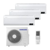 Ar Condicionado Multi Split Inverter Samsung WindFree 24k (2x Hi Wall 9k + Hi Wall 12k) Quente e Frio 220V