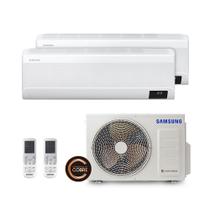 Ar Condicionado Multi Split Inverter Windfree Samsung 18.000 BTUs (1 Evap 9.000 e 1 Evap 12.000) Quente/Frio 220V Monofásico Ar Condicionado Multi Split Inverter Windfree Samsung 18.000 BTUs (1 Evap 9.000 e 1 Evap 12.000) Quente/Frio 220V Monofásico
