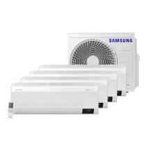 Ar Condicionado Multi Split Samsung Hi Wall Wind Free 3x9000 + 1x12000 BTU/h Quente e Frio AJ080AXJ4KH/AZ 220 Volts