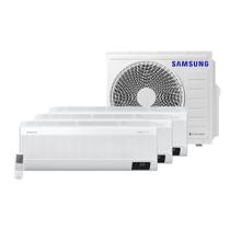 Ar Condicionado Multi Split Samsung Hi Wall Wind Free 3x9000 BTU/h Quente e Frio AJ080AXJ4KH/AZ 220 Volts