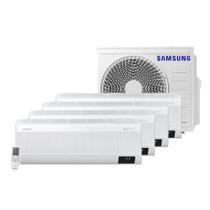 Ar Condicionado Multi Split Samsung Hi Wall Wind Free 4x9000 BTU/h Quente e Frio AJ080AXJ4KH/AZ 220 Volts