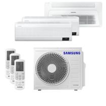 Ar Condicionado Multi Tri Split HW e K7 Samsung Wind Free 24000 BTU (2x9000+1x12000) Quente e Frio Inverter R410 (AJ068AXJ3KH/AZ) Ar Condicionado Multi Tri Split HW e K7 Samsung Wind Free 24000 BTU (2x9000+1x12000) Quente e Frio Inverter R410 (AJ068AXJ3KH/AZ)