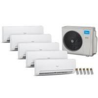 Ar Condicionado Multisplit HW Inverter 42.000 Btu (3x Evap 9.000 + 2x Evap 12.000) Quente Frio 220v 42AGMSB09M5