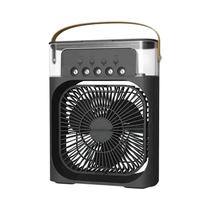 Ar Condicionado Portátil Mini 3 Em 1 Ventilador Luz Noturna LED Umidificador Para Casa E Escritório