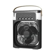 Ar Condicionado Portátil Mini 3 Em 1 Ventilador Luz Noturna LED Umidificador Para Casa E Escritório