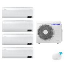 Ar Condicionado QuadSplit Samsung WindFree 28.000 BTUs Hi Wall 2x9.000 2x12.000 QF WiFi