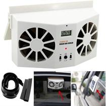 Ar condicionado solar ventilador de carro refrigerador automotivo circulador de ar exaustor cheiro