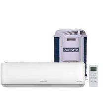 Ar Condicionado Split Agratto Hi Wall Zen Top Inverter 9.000 Btu/h Quente E Frio Monofásico Branco ZICST9QF-02 220V Ar Condicionado Split Agratto Hi Wall Zen Top Inverter 9.000 Btu/h Quente E Frio Monofásico Branco ZICST9QF-02 220V