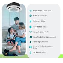 Ar Condicionado Split Cassete 360 Samsung Windfree Inverter 36000 BTUs Quente e Frio R32 220V