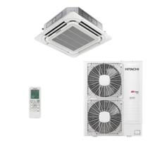 Ar-Condicionado Split Cassete Inverter 4 Vias Hitachi AirCore 600 46.000 BTUs Quente/Frio 220V