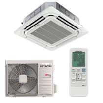 Ar condicionado Split Cassete Inverter Hitachi 4 Vias 24.000 Btus Quente e Frio 220v