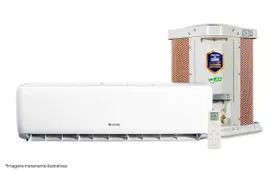 Ar condicionado split gree 9.000 btus gtop auto inverter q/f procel a 220v