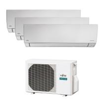 Ar Condicionado Tri Split Inverter Fujitsu Airstage Premium 24.000 BTUs Hi-Wall (9k + 12k) Quente e Frio 220V