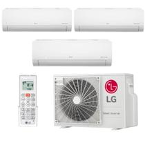 Ar Condicionado Tri Split Inverter LG 21000 BTUs (9000 Hi Wall + 9000 Hi Wall + 12000 Cassete 1 Via) Quente/Frio Z3UW21GFB1.AWGZBR1 220V