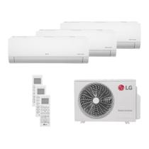 Ar Condicionado Tri Split LG 21000 BTUs (HW 07K+07K+09K) Quente e Frio Inverter 220V R32 Z3UW21GFB1.AWGZBR1