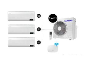 Ar Condicionado TriSplit Samsung WindFree 28.000 BTUs Hi Wall 2x9.000 e 1x12.000 QF WiFi Ar Condicionado TriSplit Samsung WindFree 28.000 BTUs Hi Wall 2x9.000 e 1x12.000 QF WiFi