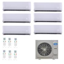 Ar Condicionado VRF/Multi Split Inverter Midea Atom 56.000 BTUs (2x 9000 HW + 4x 12000 HW ) Quente Frio - 220V