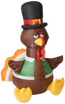 Ar inflável soprado ao ar livre Happy Turkey Decor Gemmy G08