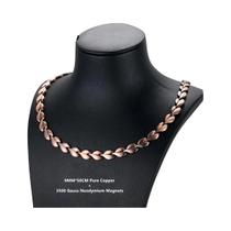 ARADOO Serpentine Luxo Padrão Colar de Cobre Puro para Homens Mulheres Colar Premium Jóias Presentes