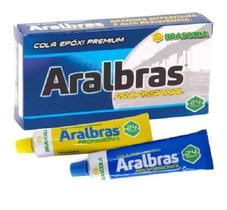 Aralbras profissional 234g 24 horas cola epóxi forte Aralbras profissional 234g 24 horas cola epóxi forte
