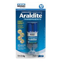 Araldite Adesivo Epoxi Transparente Seringa Tekbond 6g