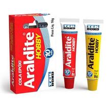 Araldite cola epoxi liq hobby 16g tek bond - 10min