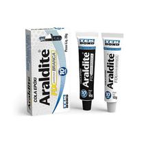Araldite Epóxi Branco 20g Adesivo Bicomponente para Fixar Reparar Ideal para Diversos Materiais