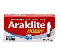 Araldite Hobby Cola Epóxi 10 Minutos 16 ou 23 Gramas Tek Bond