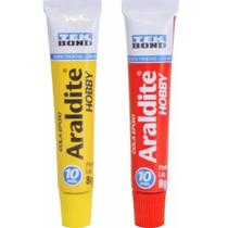 Araldite Hobby Cola Epóxi 10min 16gr Tek Bond Cx Com 6 Peças - Saint-Gobain