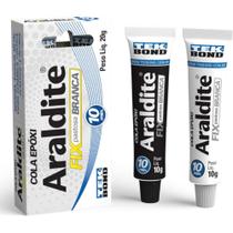 Araldite Tekbond Pasta Branco 10 Minutos 20 Gramas Araldite Tekbond Pasta Branco 10 Minutos 20 Gramas