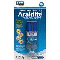 Araldite Tekbond Transparente E ''Seringa'' 6 Gramas 10 Minutos