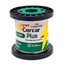 Arame Aço Inox Cerca Elétrica 0,45mm Rolo 400g Igecast Alta Resistência