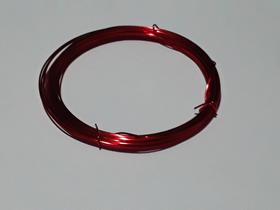 ARAME ARTESANATO DE ALUMÍNIO 0.7 C 5 m-VERMELHO-4 unidades ARAME ARTESANATO DE ALUMÍNIO 0.7 C 5 m-VERMELHO-4 unidades