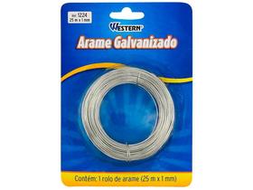Arame De Aço Galvanizado Rolo Com 25 Metros