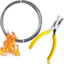 Arame de nicromo Wire Mudder 3 m resistente ao calor 17 gauge com alicate Arame de nicromo Wire Mudder 3 m resistente ao calor 17 gauge com alicate